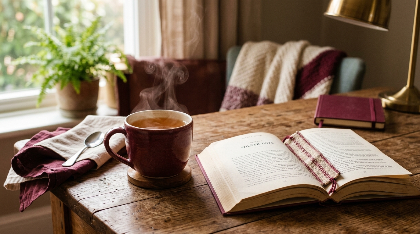 Cup of tea on a table